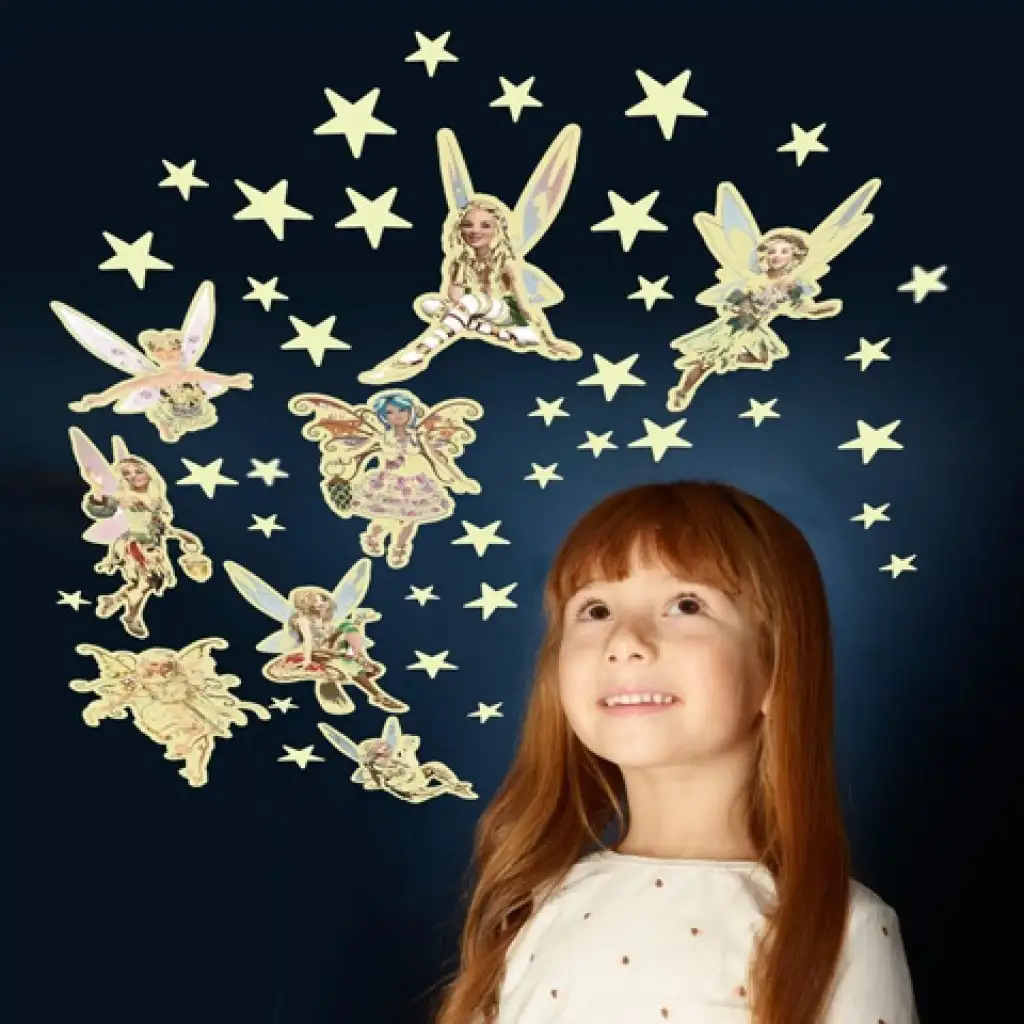 Csillagok és tündérek foszforeszkáló matrica csomag kép 2