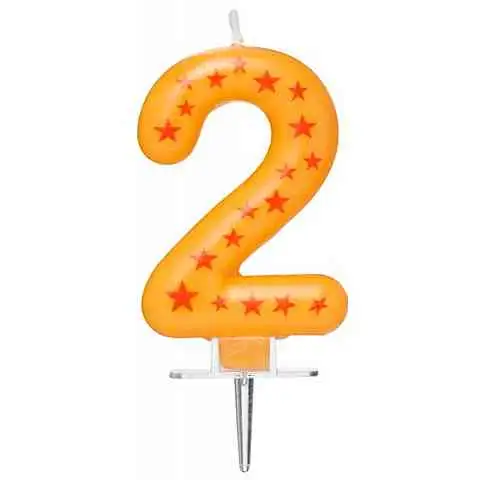 Csillagos számgyertya 2-es kép 2
