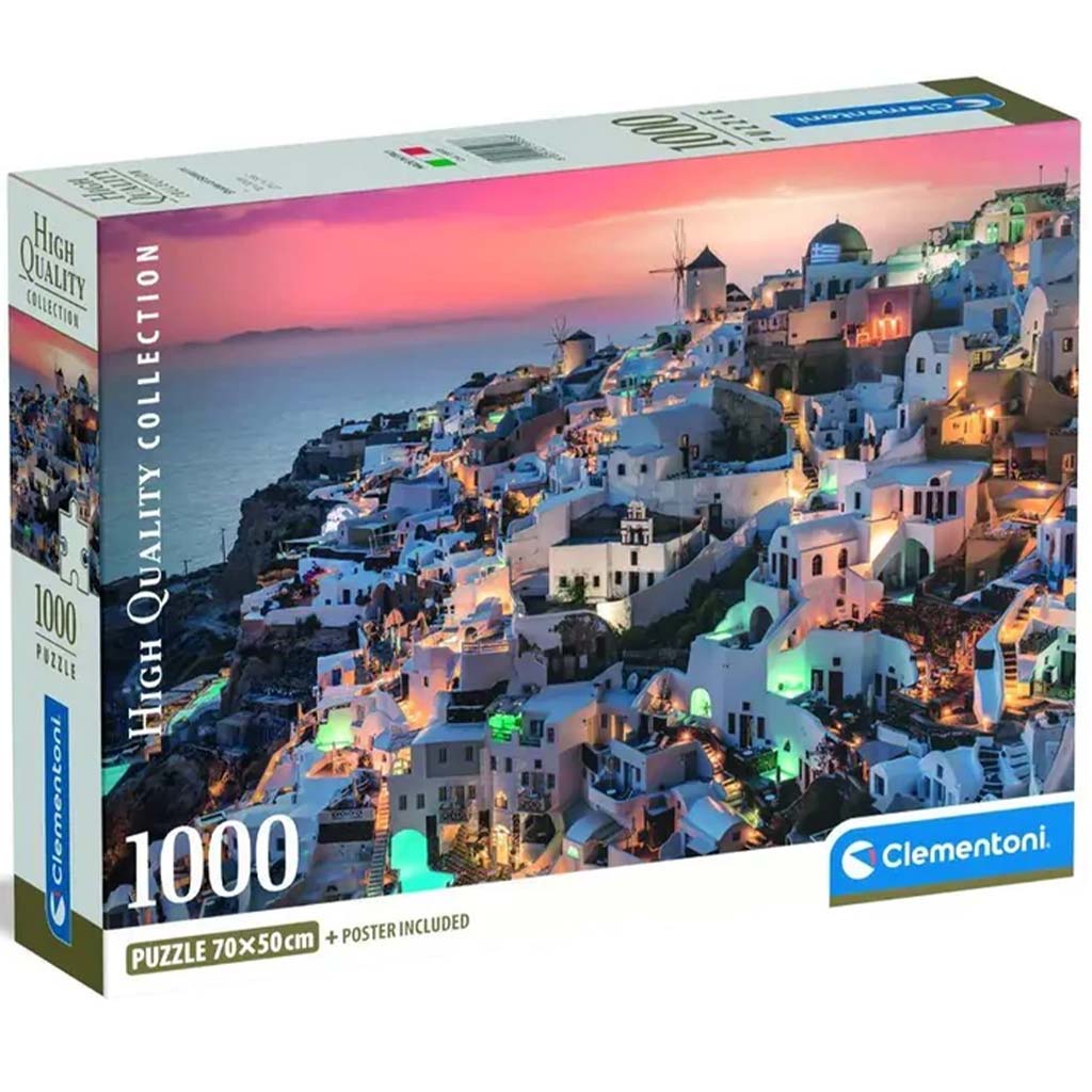 Csodás Santorini HQC 1000db-os puzzle - Clementoni