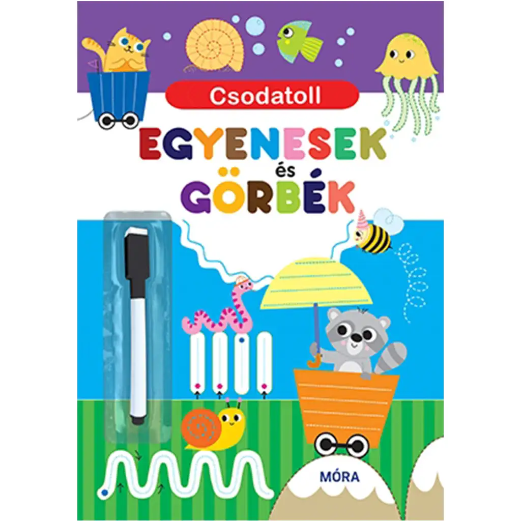 Móra: Csodatoll - Egyenesek és görbék interaktív foglalkoztatókönyv