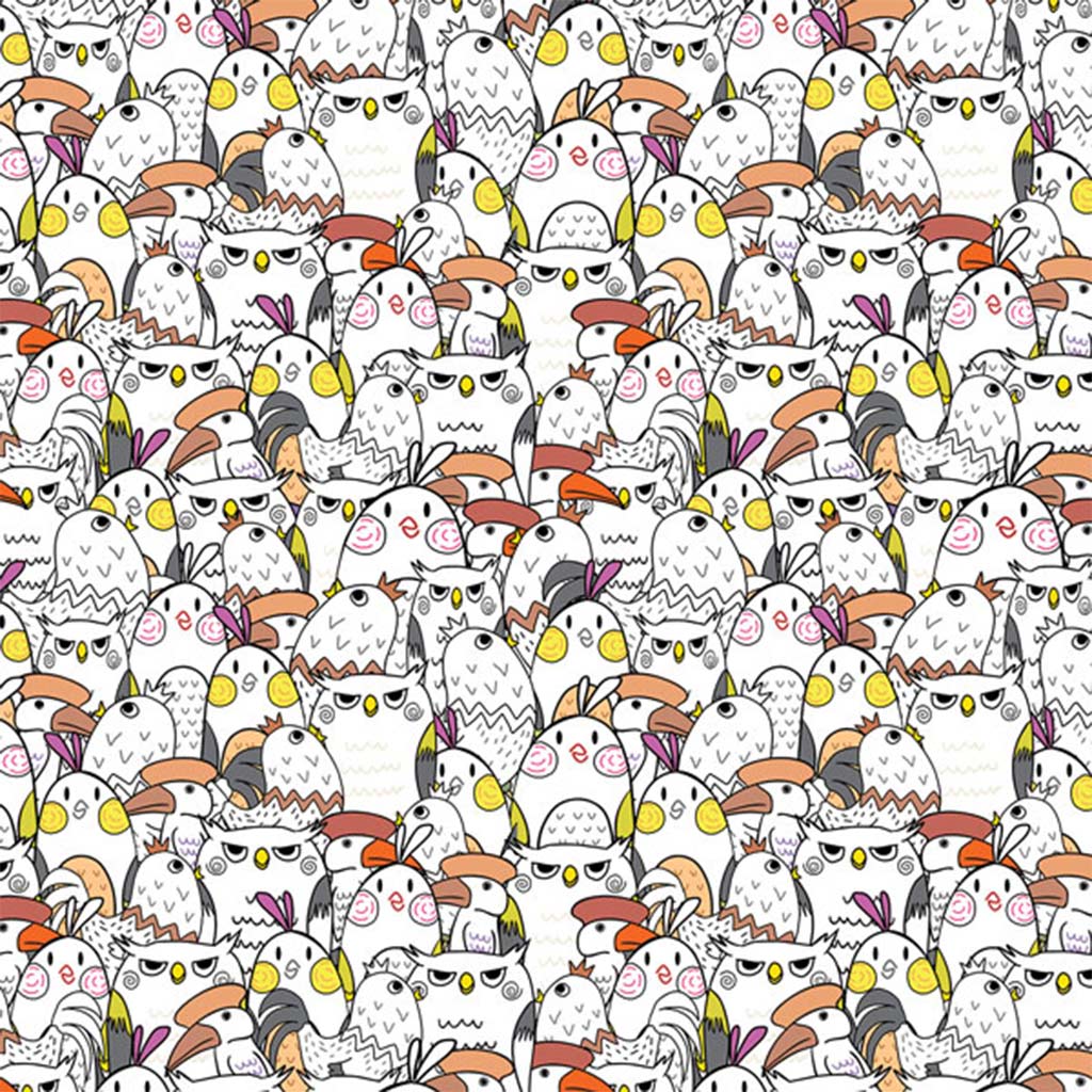 Cardex: Vidám madarak mintás csomagolópapír 100x70cm