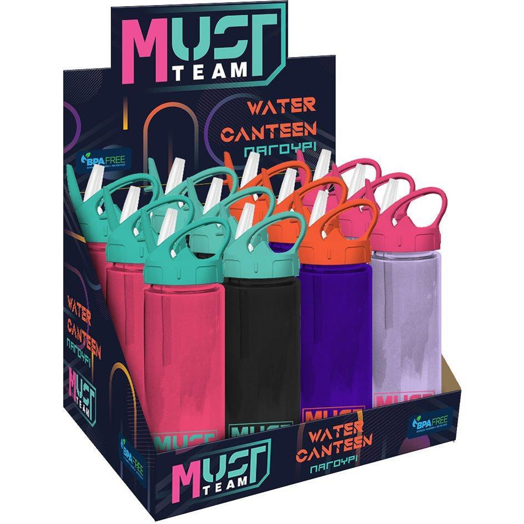 Luna: Must Team műanyag kulacs többféle változatban 500ml 1db