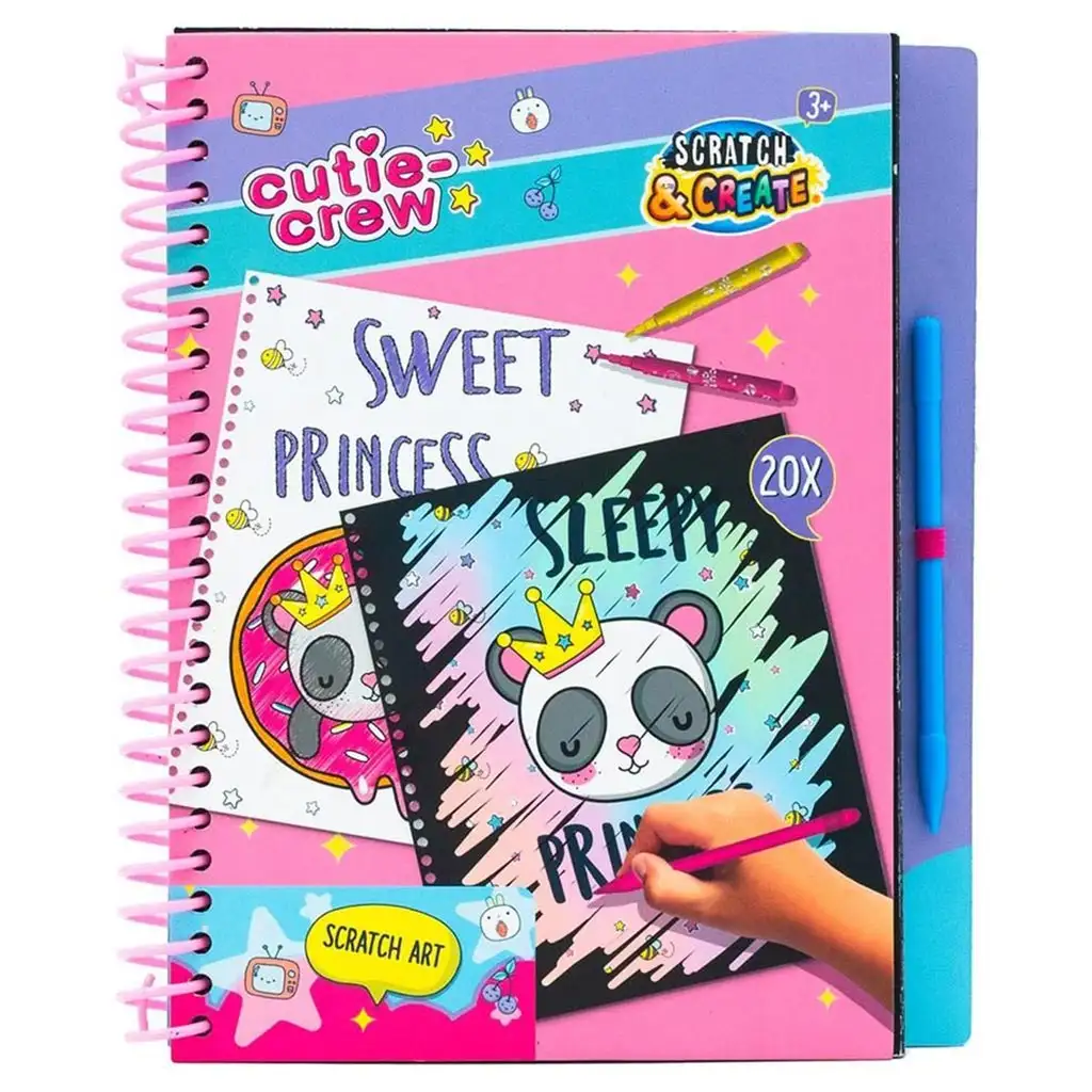 Canenco: Cutie Crew képkarc könyv 20 oldalas