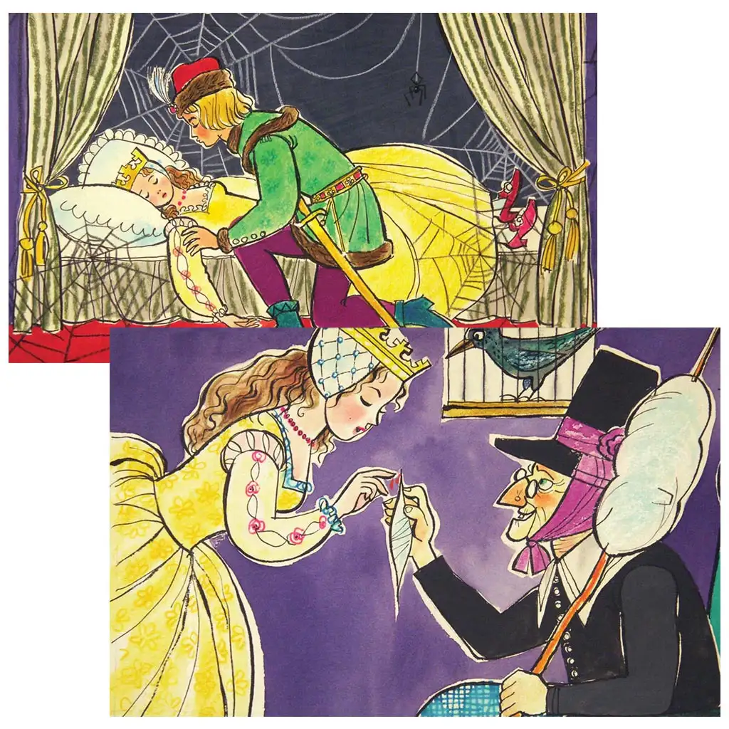 Grimm testvérek: Csipkerózsika diafilm kép 2