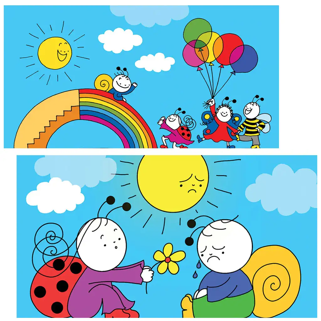 Bartos Erika: Bogyó és Babóca 1. - A szivárvány diafilm kép 2