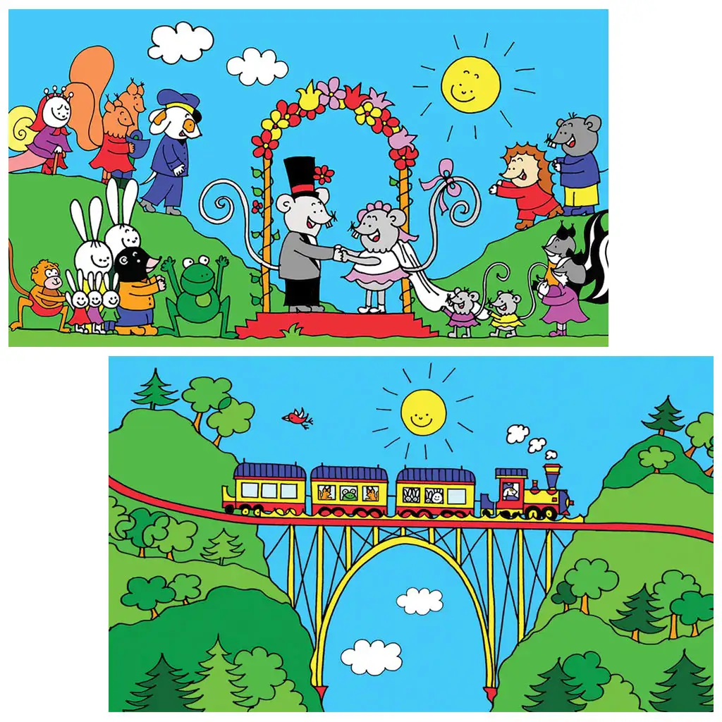 Bartos Erika: Kisvonat a Mohavölgyben diafilm kép 2