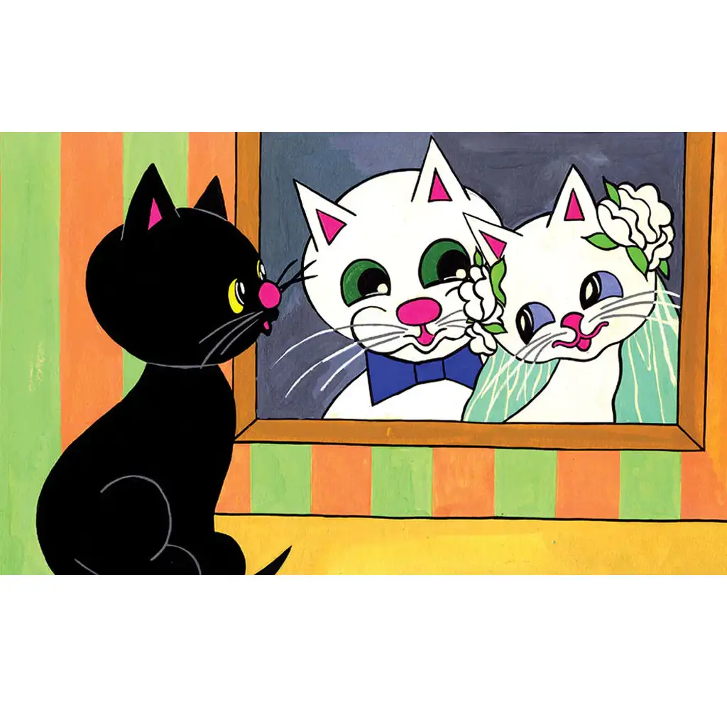 Cikicakk, a fekete cica diafilm