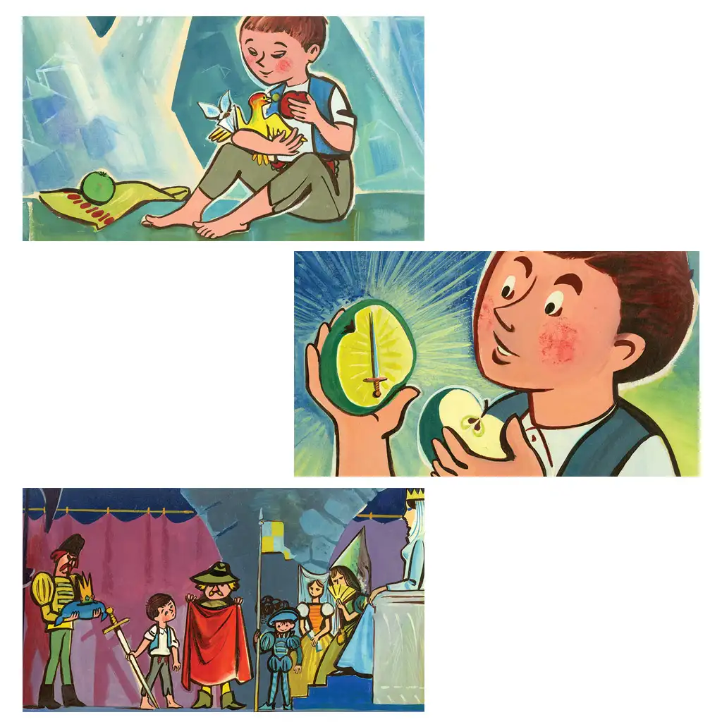 Kicsi Jankó szerencséje diafilm kép 2