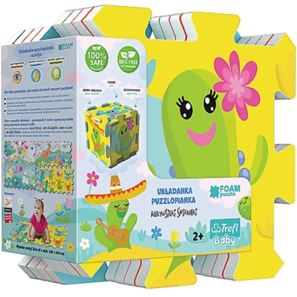 Daloló kaktuszok szivacs puzzle - Terfl