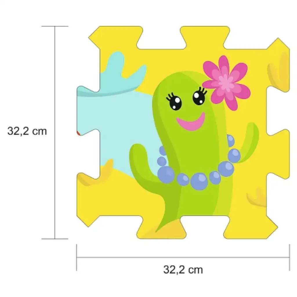 Daloló kaktuszok szivacs puzzle - Terfl kép 2