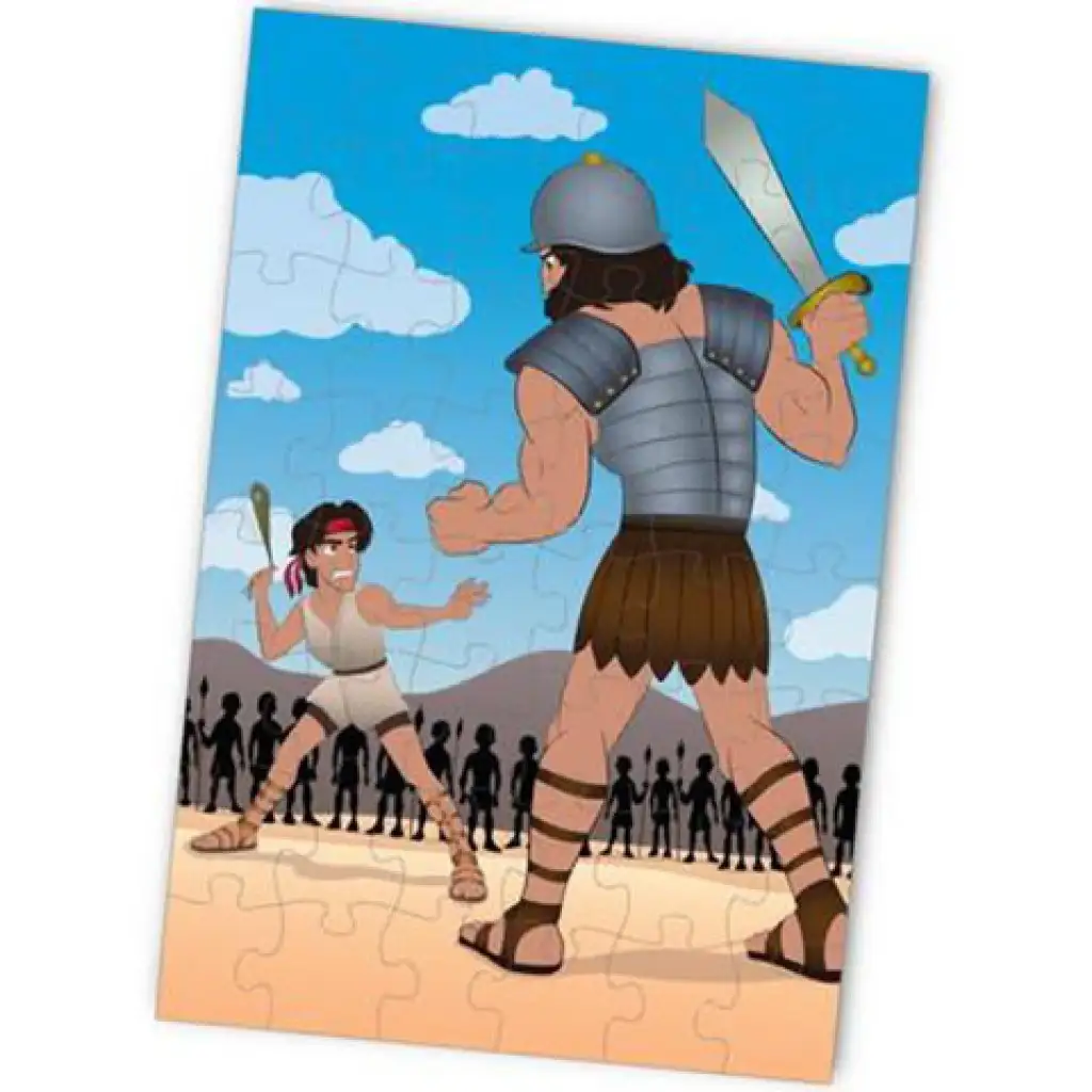 Dávid és Góliát 48db-os padló puzzle 60x90cm kép 3