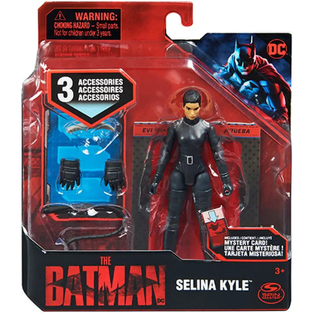 DC Comics: The Batman Selina Kyle játékfigura kiegészítőkkel 10cm - Spin Master kép 3