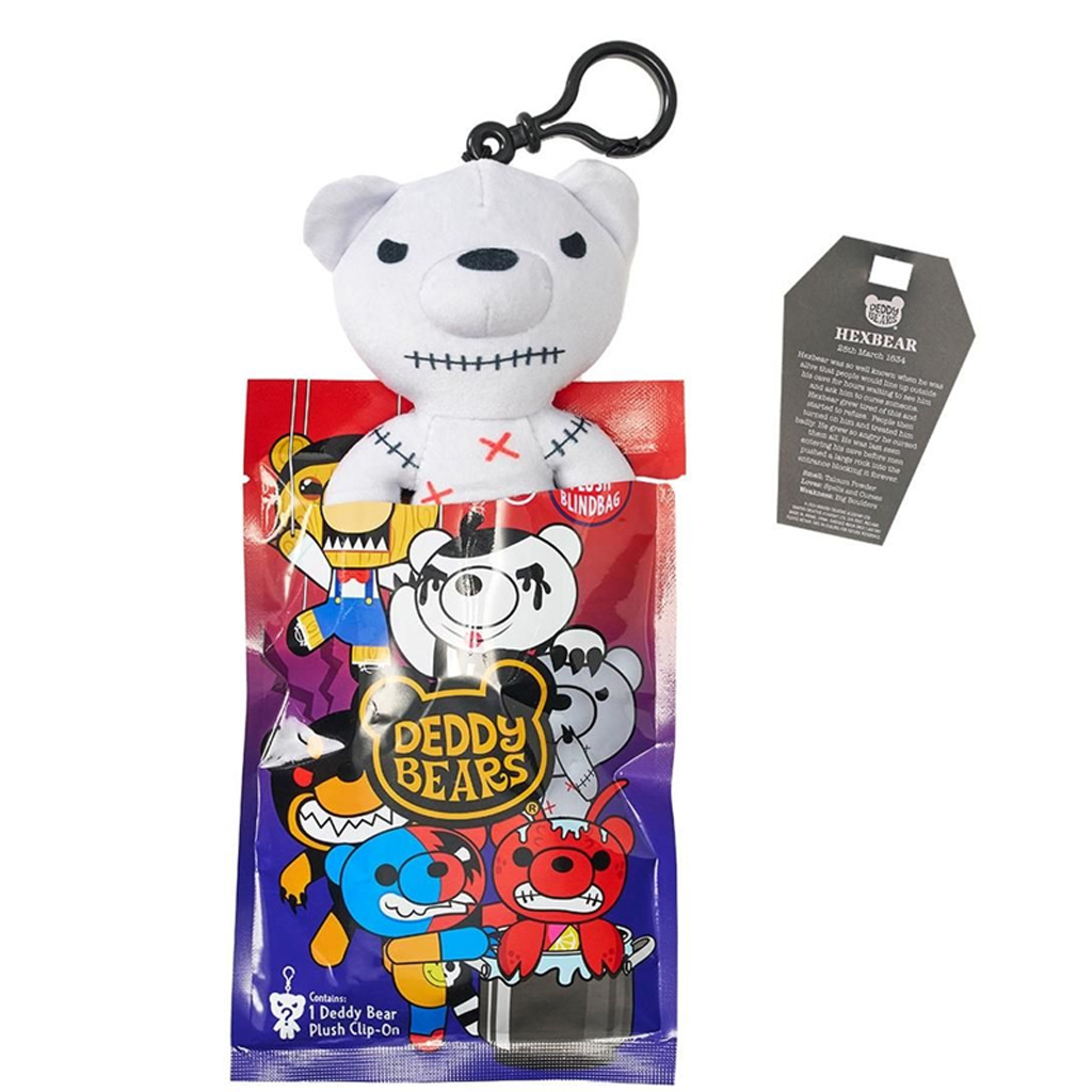 Deddy Bear meglepetés clip-on plüss, 4. sorozat - többféle kép 2