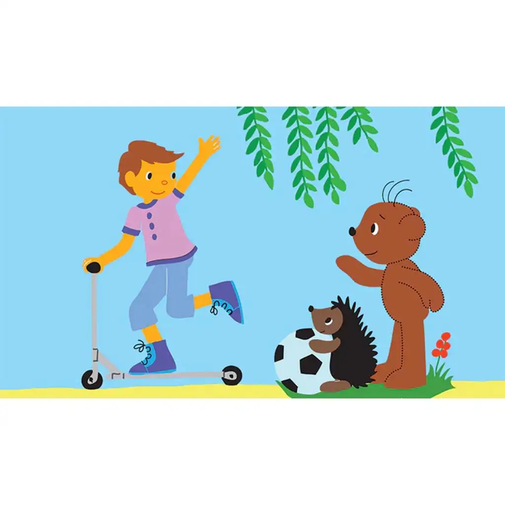 Marék Veronika: Boribon focizik diafilm kép 2