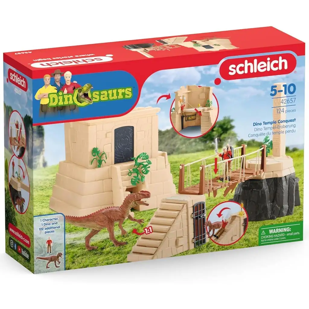 Schleich: Dinó templom kaland szett (41657)