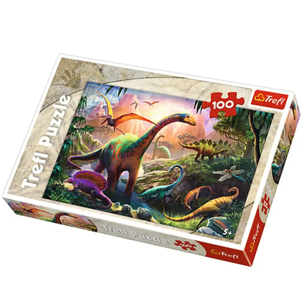 Dinoszauruszok földjén puzzle 100db-os - Trefl