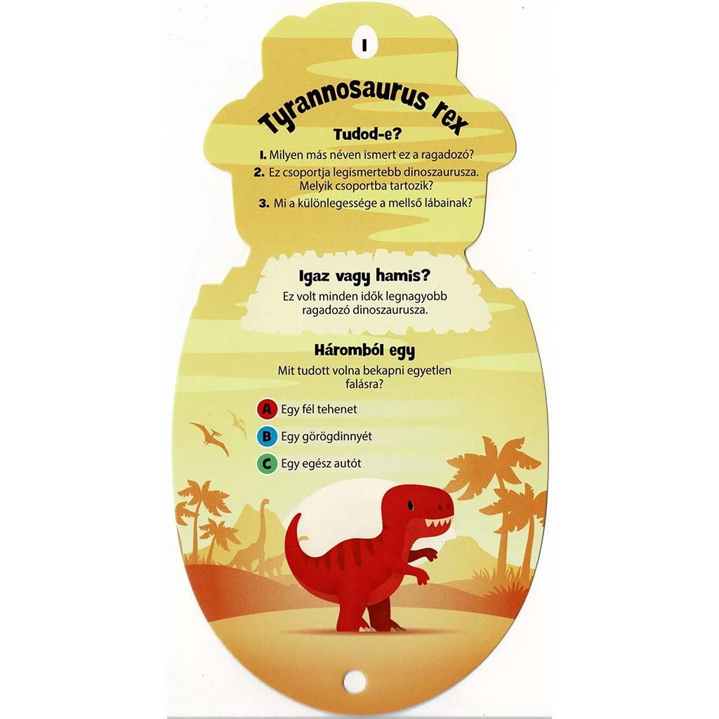 Tudod a választ? - Dinoszauruszok kép 3
