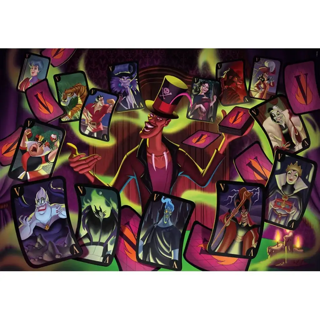 Disney - Gonoszok HQC 1500db-os compact puzzle - Clementoni kép 2