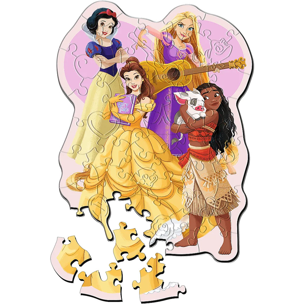 Disney hercegnők 50db-os fa puzzle - Trefl kép 2