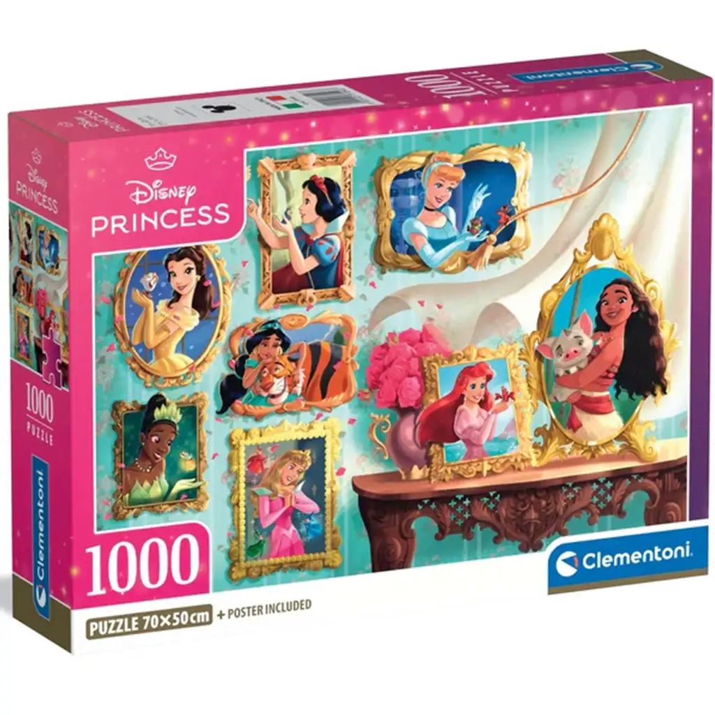 Disney Hercegnők képgaléria 1000db-os puzzle - Clementoni