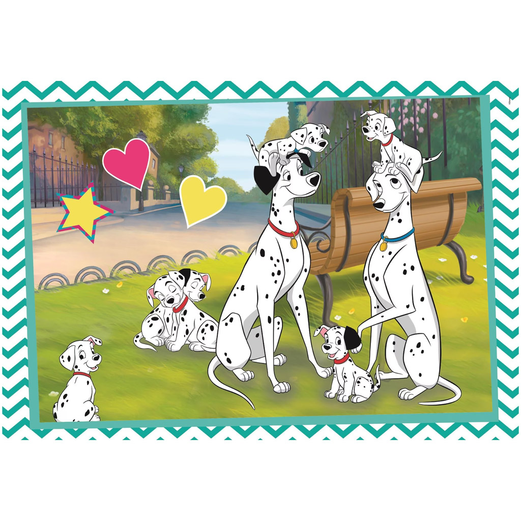 Disney Klasszisok 101 kiskutya és Macskarisztokraták 2x60db-os Supercolor puzzle - Clementoni kép 3