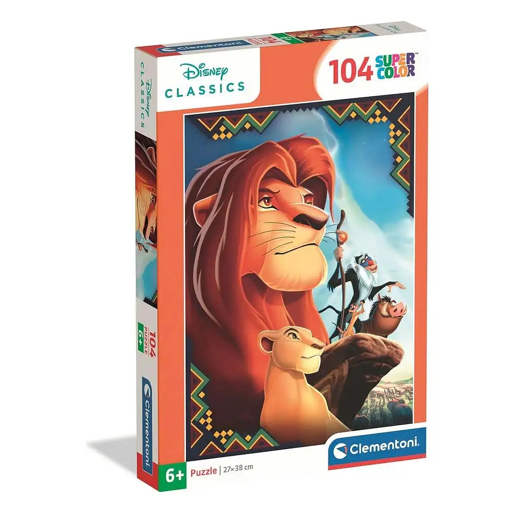 Disney Oroszlánkirály 104db-os supercolor puzzle - Clementoni