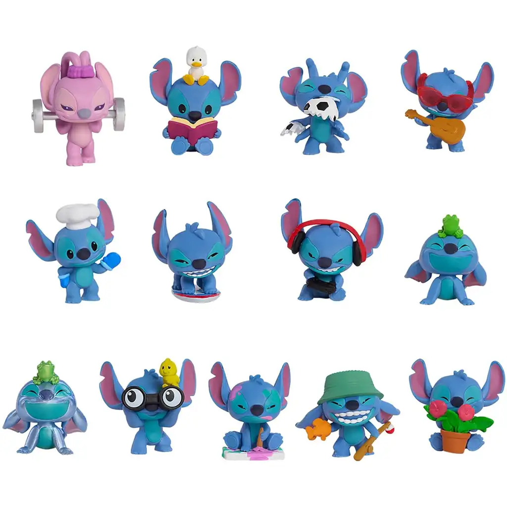 Disney Stitch mini meglepetés figura ananász formájú kapszulában 4. széria 1db kép 2