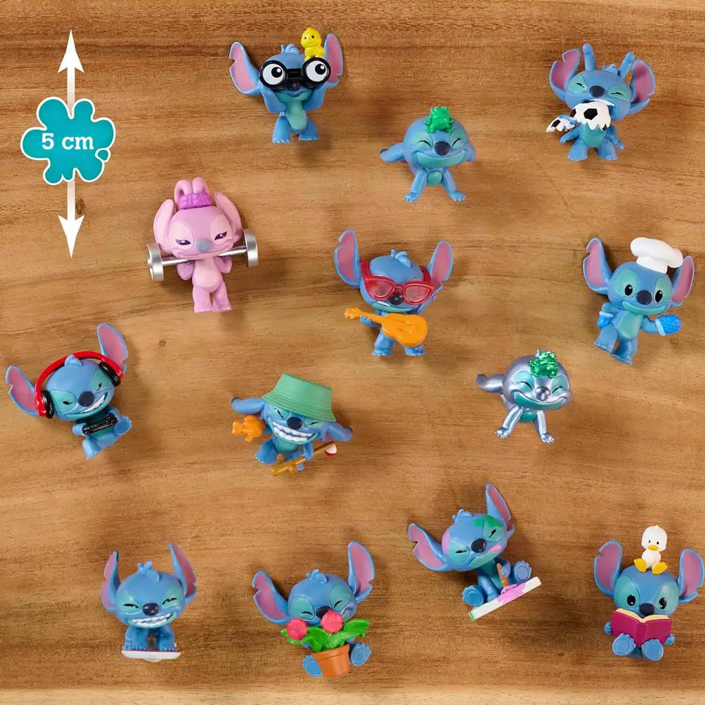 Disney Stitch mini meglepetés figura ananász formájú kapszulában 4. széria 1db kép 3