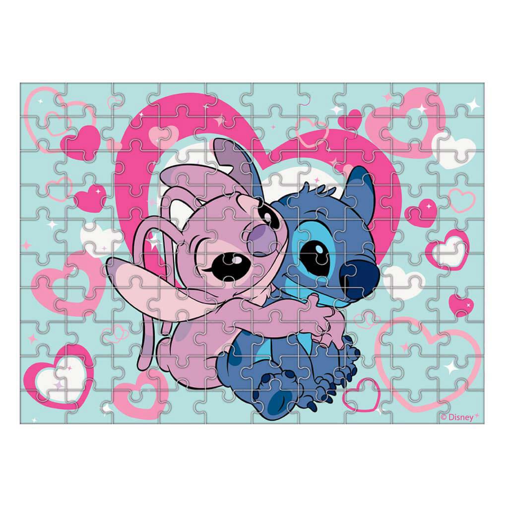 Luna: Disney Stitch 100db-os sötétben világító puzzle kép 2