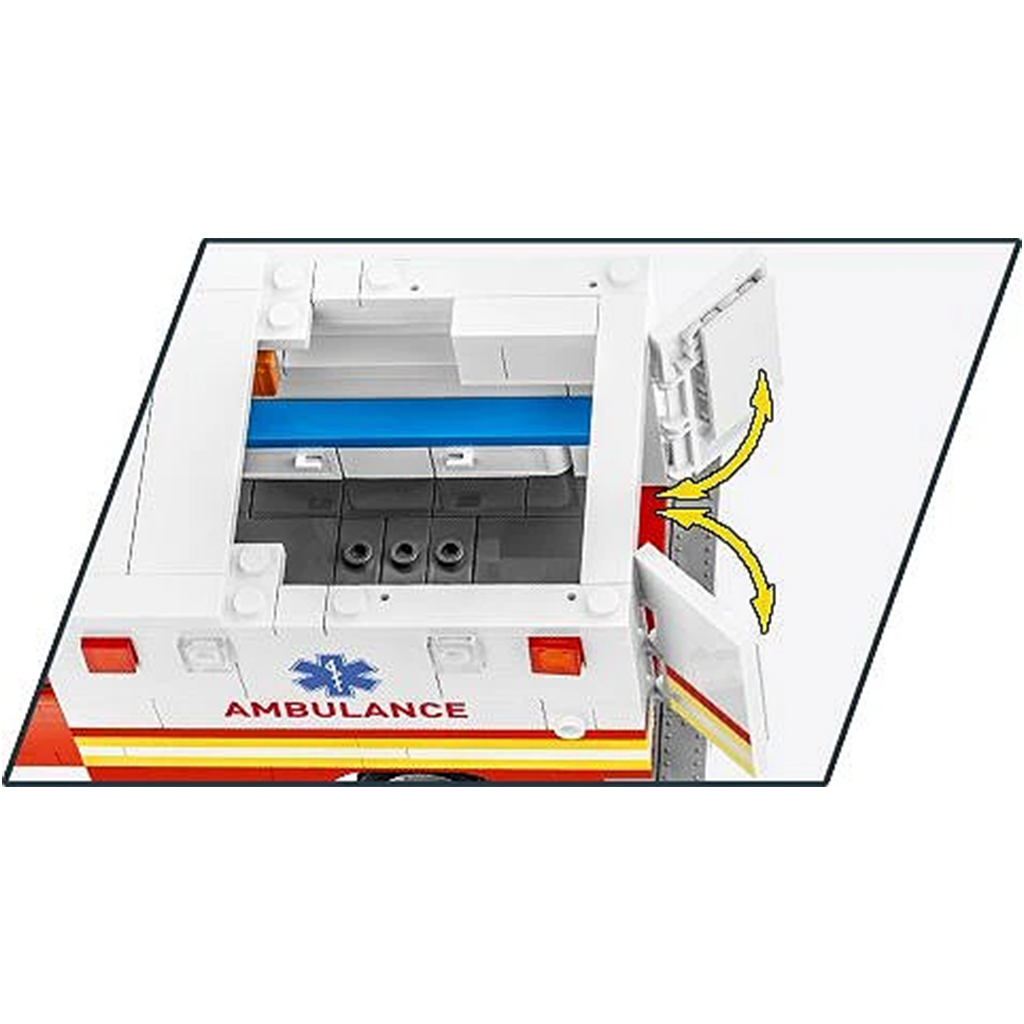 COBI: Dodge RAM 3500 mentőautó építőjáték (24609) kép 4