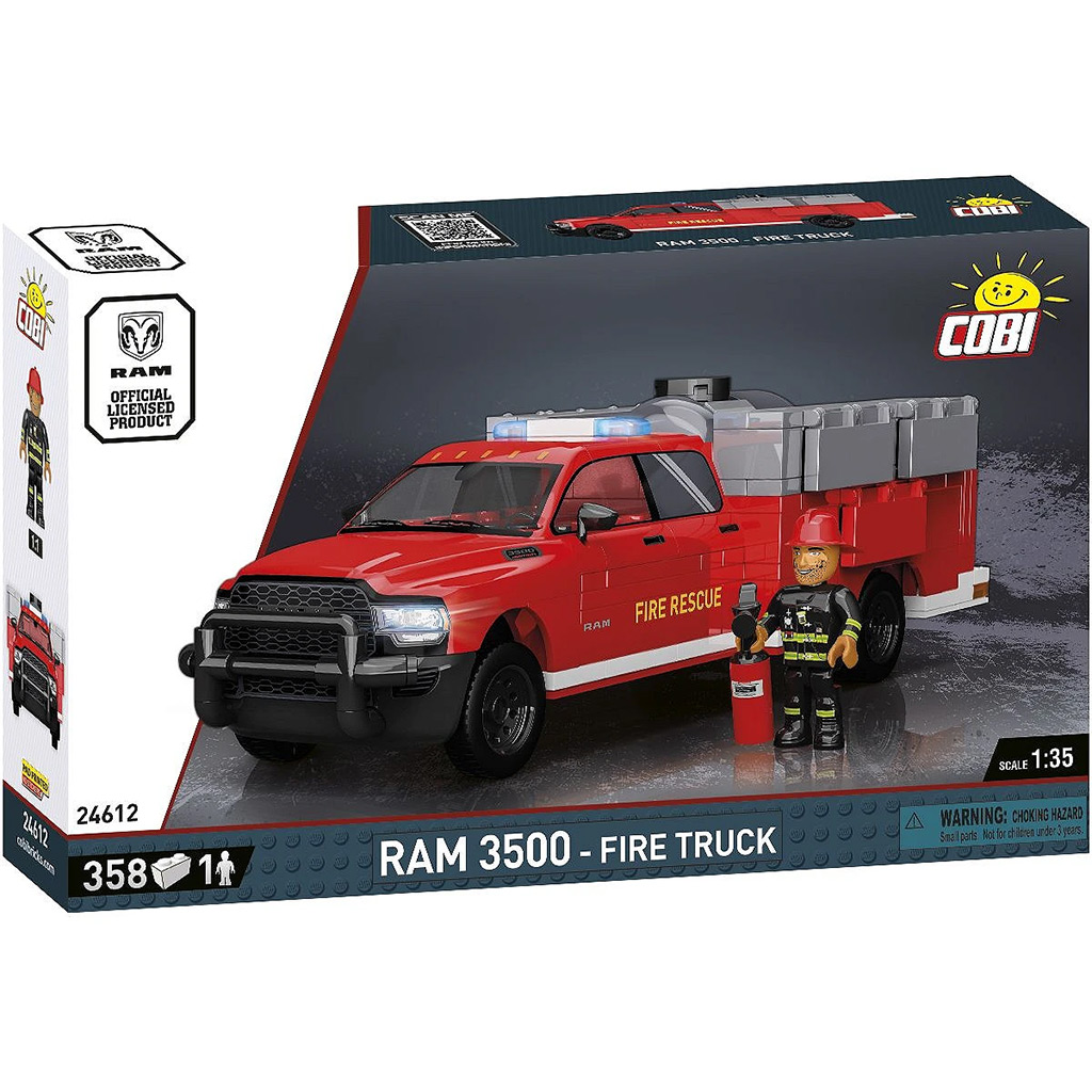 COBI: Dodge RAM 3500 tűzoltóautó építőjáték (24612)