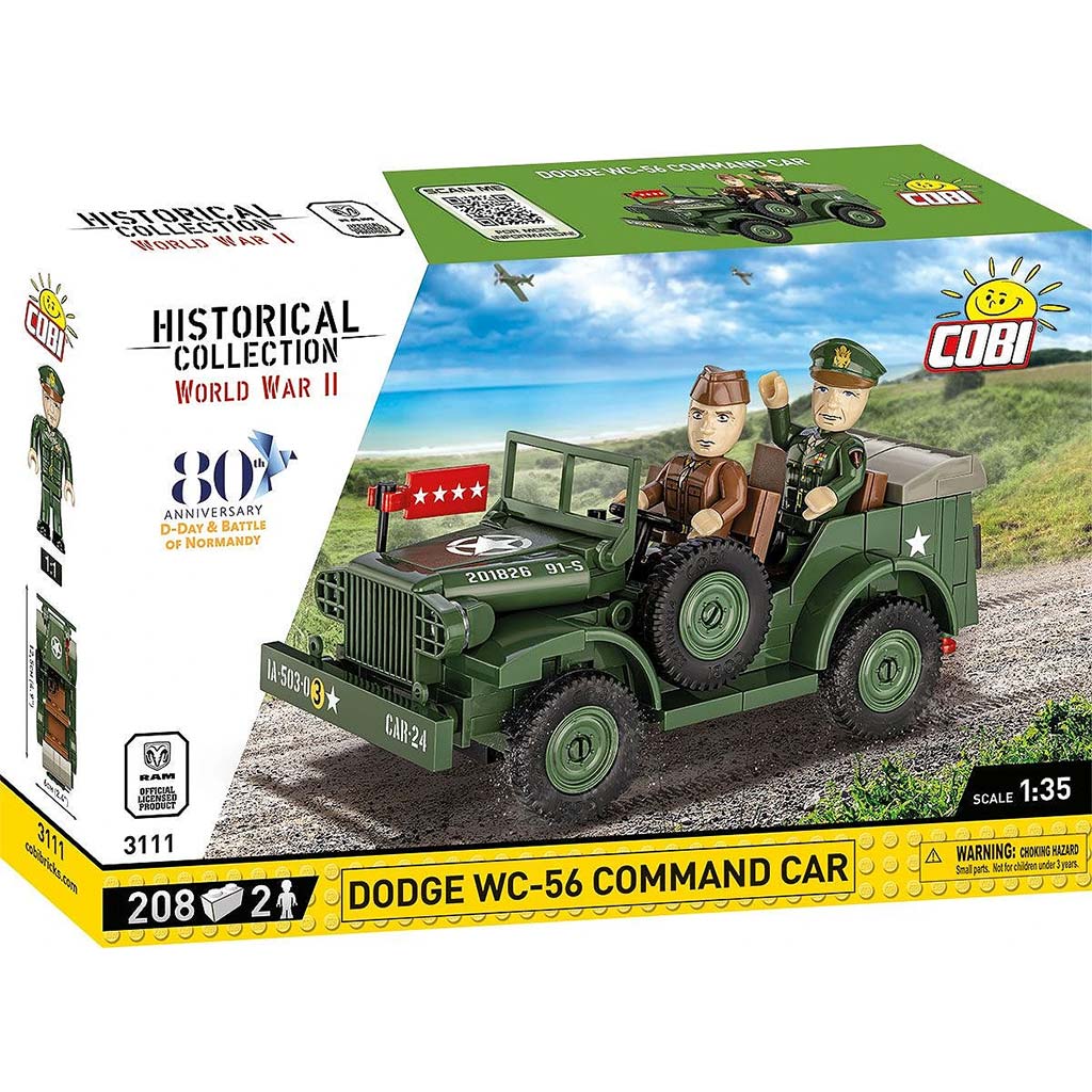 COBI: Dodge WC-56 Command Car harckocsi építőjáték (3111)