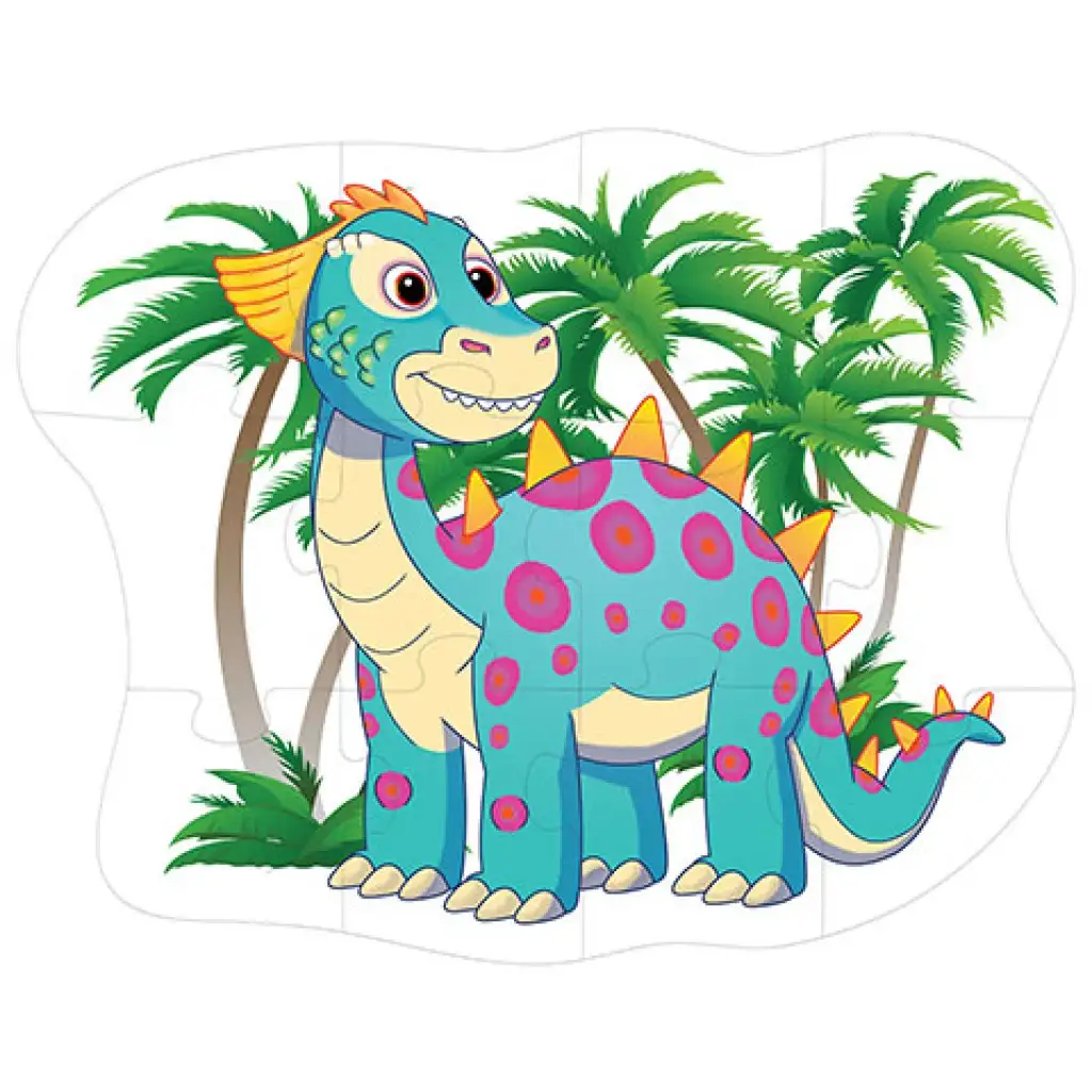 Dinoszaurusz óriás padló puzzle 12db-os kép 2