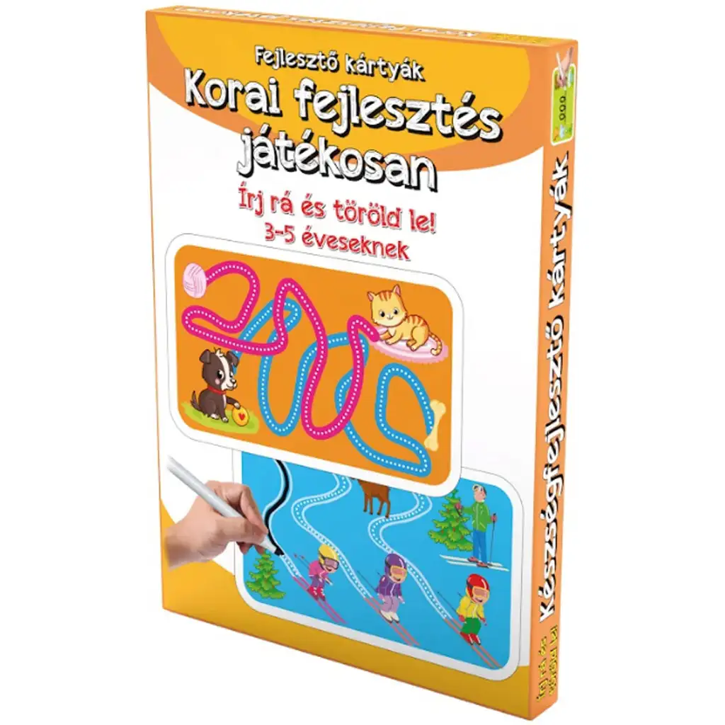 Korai fejlesztés játékosan – Fejlesztő kártyák 3-5 éveseknek