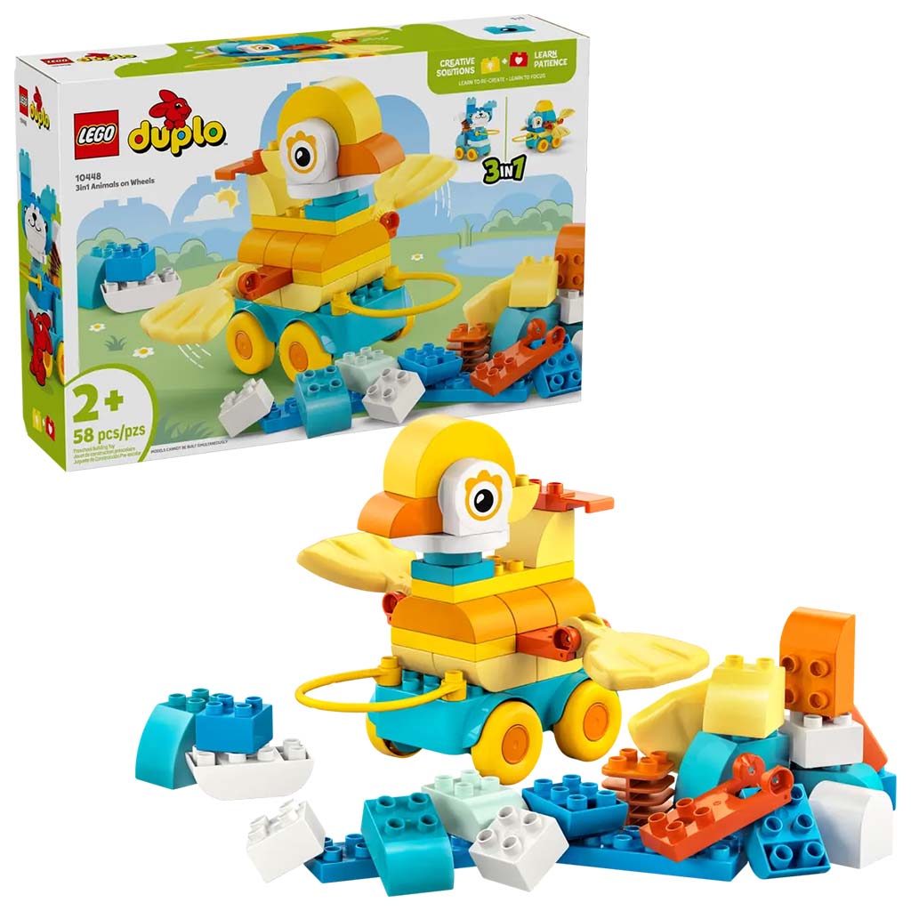 LEGO® DUPLO®: 3 az 1-ben guruló állatok (10448)