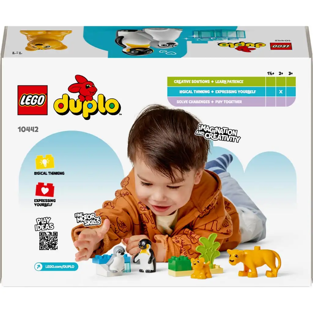 LEGO® DUPLO®: Állatcsaládok a vadvilágban: Pingvinek és oroszlánok (10442) kép 2