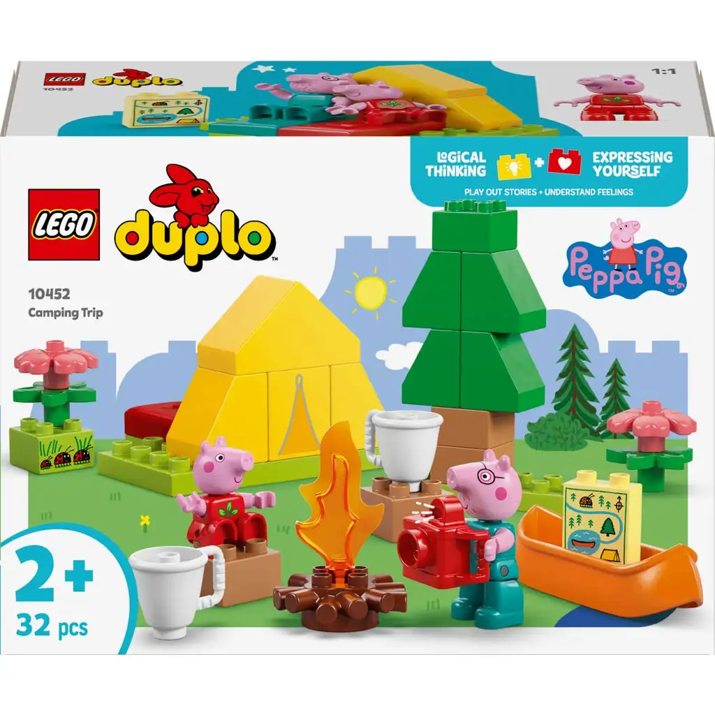 LEGO® DUPLO®: Peppa malac Kempingezős kirándulás (10452)