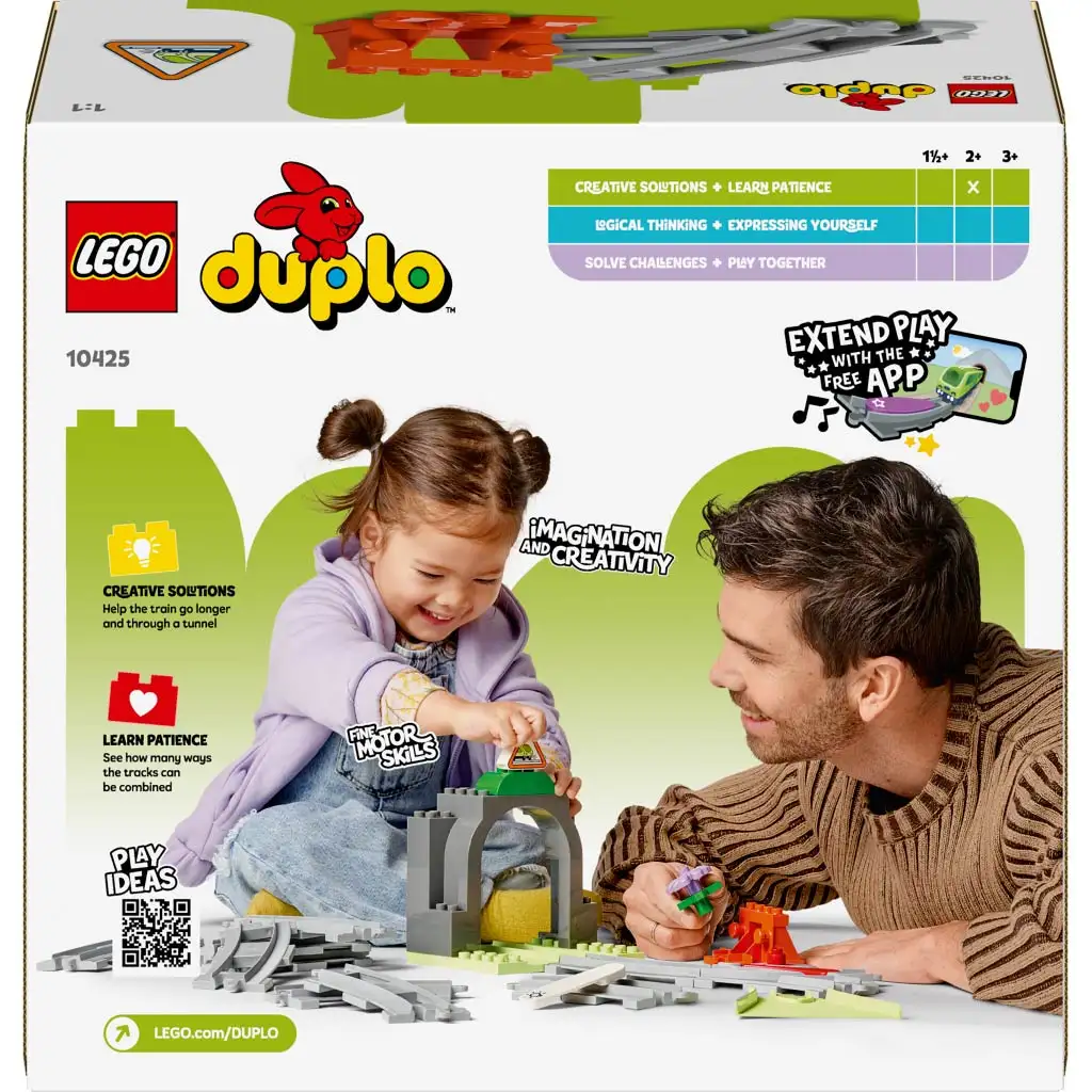 LEGO® DUPLO®: Vonatalagút és sínek kiegészítő szett (10425) kép 2