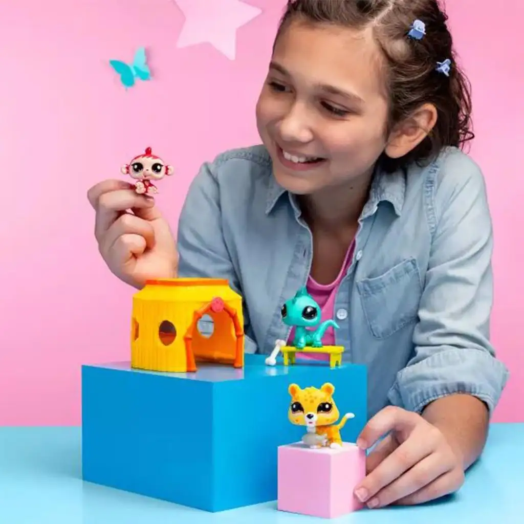 Littlest Pet Shop: 3db-os figura csomag 1. széria - Dzsungel kép 4