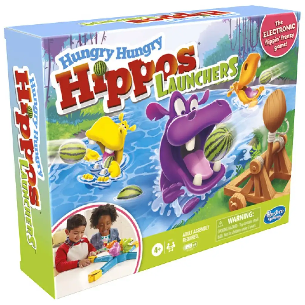 HungryHungry Hippos - Éhes vízilovak társasjáték - Hasbro kép 2