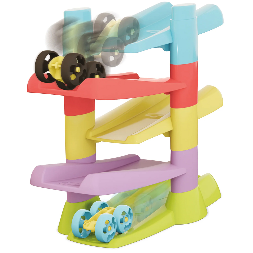 Quercetti: Flip Car Eco spirál torony autóversenypálya szett kép 3