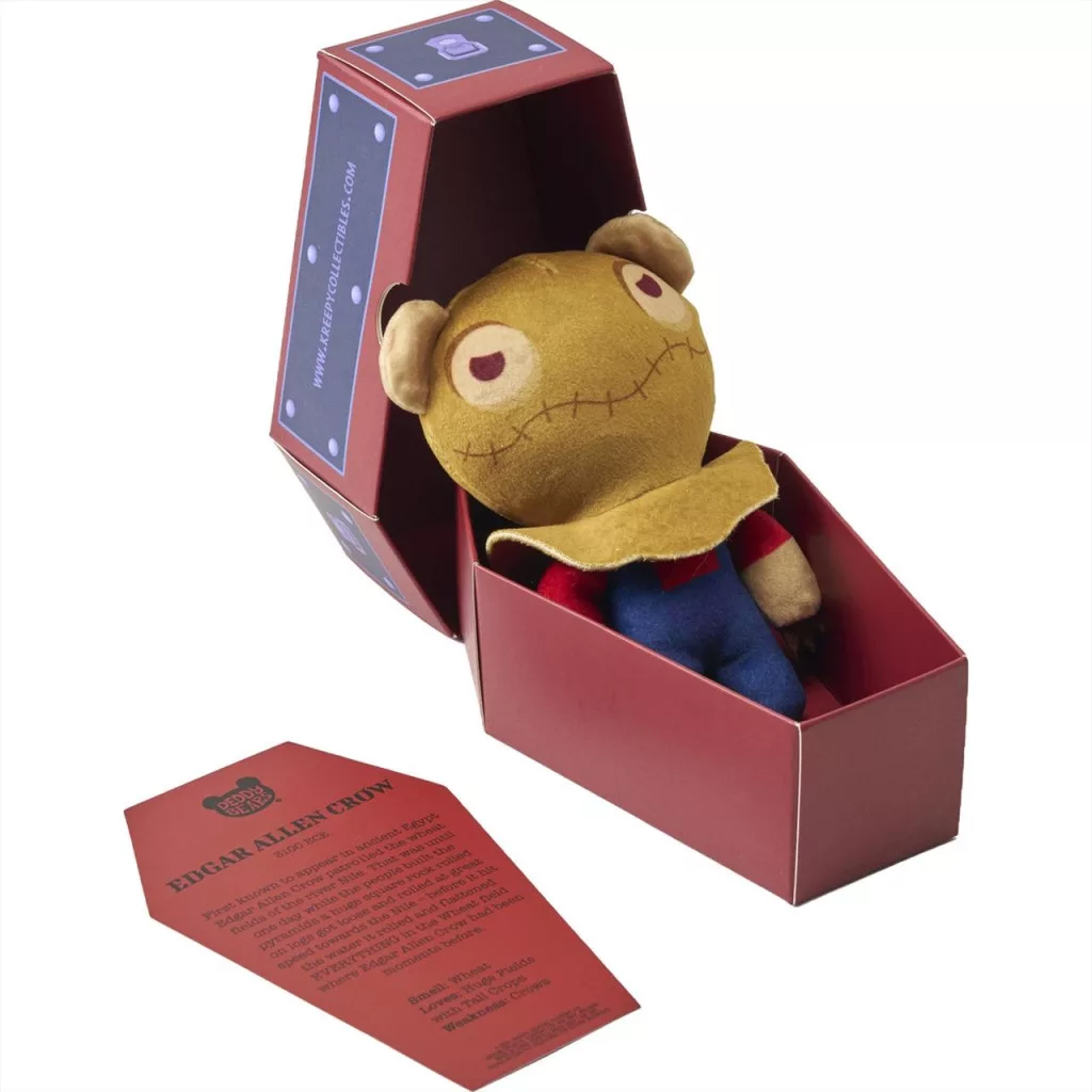 Deddy Bear Edgar Allen Crow plüss koporsóban, 5. sorozat, 15cm kép 2