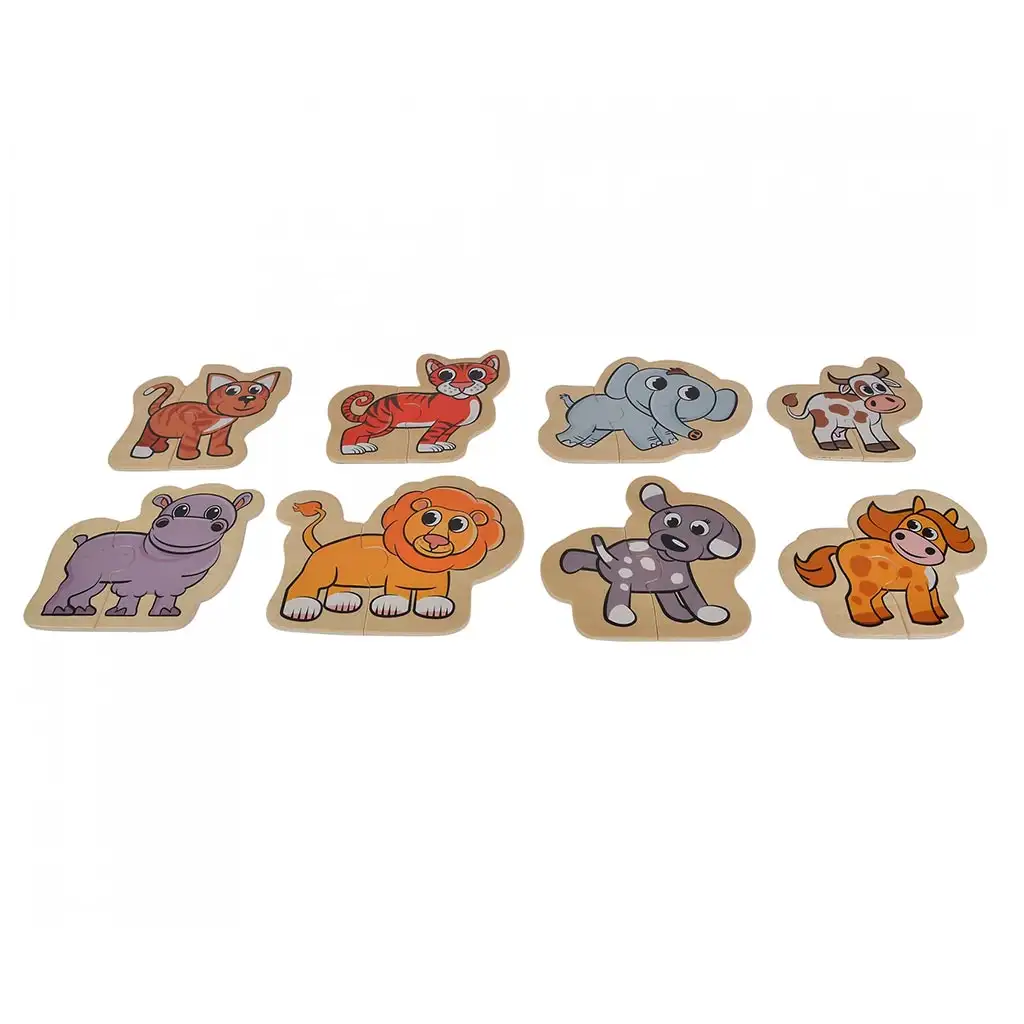 Eichhorn: Fa állatos kirakó 16db-os - Simba Toys kép 3