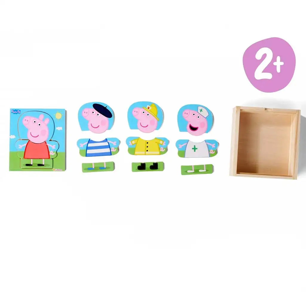 Eichhorn: Peppa malac öltöztető puzzle 12db-os - Simba Toys kép 2