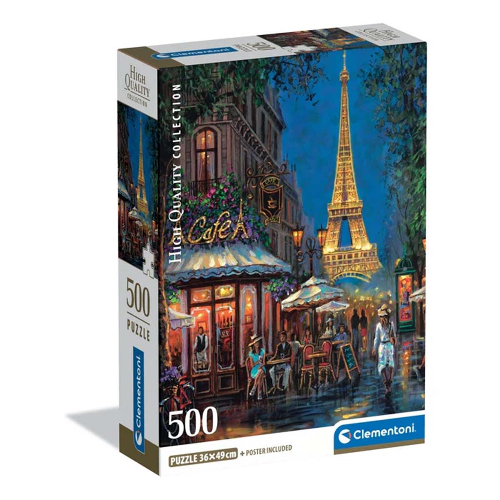 Éjszaka az Eiffel toronynál HQC 500db-os compact puzzle - Clementoni