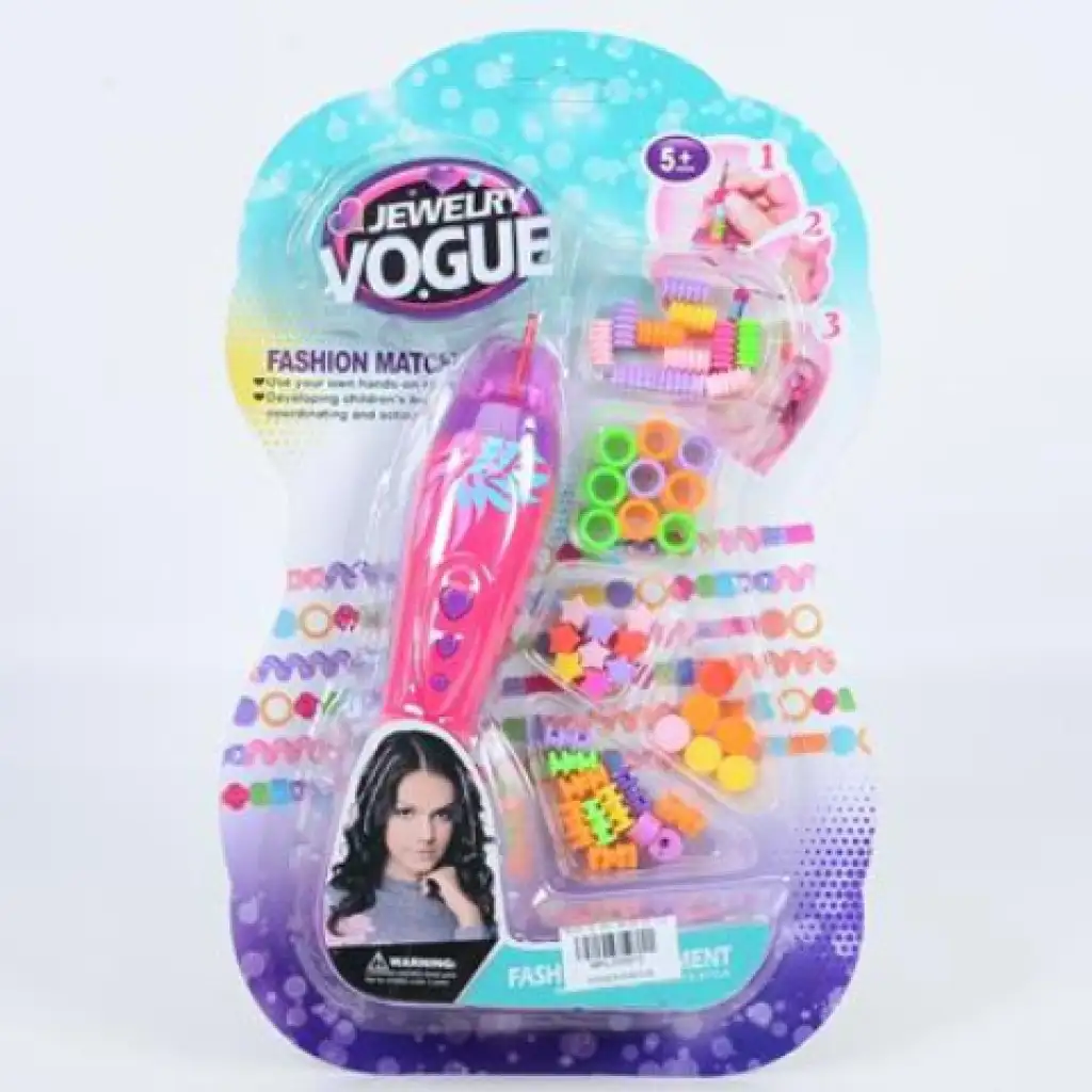 Hajfonatkészítő szett gyöngyfűzővel