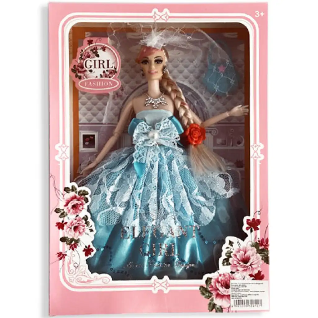 Nicky: Hercegnő divatbaba táskával 30cm kétféle változatban kép 6