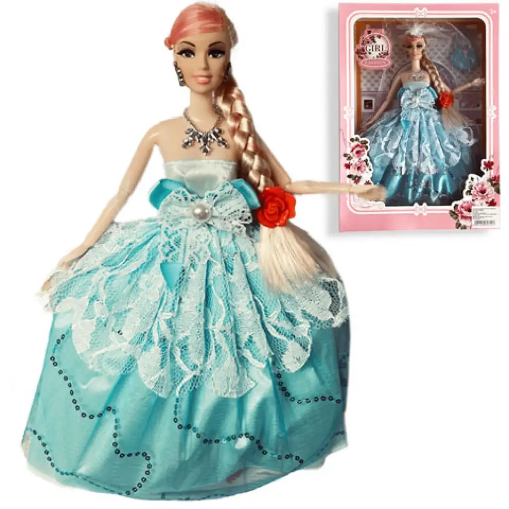 Nicky: Hercegnő divatbaba táskával 30cm kétféle változatban kép 4