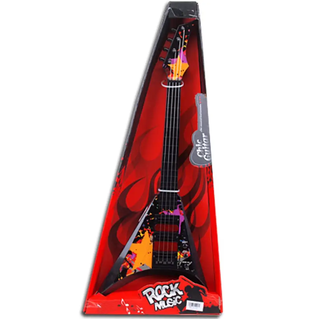 Elektromos gitár fény és hangeffektekkel