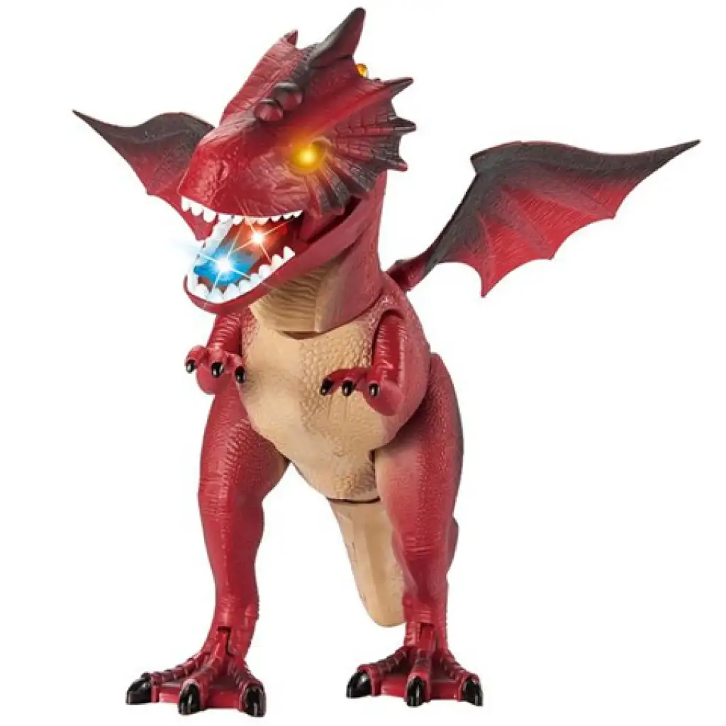 Elektronikus sétáló sárkány fénnyel és hanggal kép 2